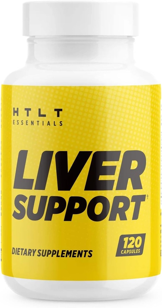 Suporte Fígado por HTLT, TUDCA, Inositol, Ácido Alfa Lipóico e Suplemento de Selênio, com Antioxidantes: Cardo de Leite, Raiz de Burdock e Extrato de Raiz de Beterraba para a Saúde do Fígado, (120 Cápsulas)
