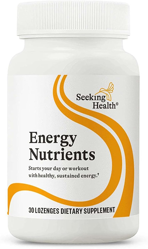 Buscando Nutrientes de Energia para a Saúde - anteriormente NADH + CoQ10, 25 mg NADH + 25 mg CoQ10 para apoiar energia natural e envelhecimento saudável, suporte antioxidante, suporte de memória e foco (30 pastilhas)*