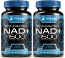 Bem-estar LABSRX NAD Suplemento, 1500mg - NAD lipossomal+ Suplemento com Resveratrol, NAD Plus Boosting - Apoio à saúde celular, resistência e envelhecimento saudável - Cápsulas de força Ultra, EUA Made - 2 Pack