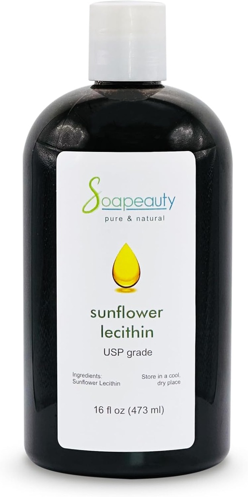 SONFLOWER LECITINA Líquido óleo frio Pressionado não refinado grau USP unbleached 100% Puro natural girassol Lecitina óleo