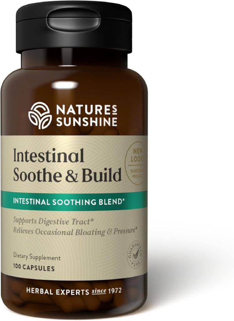 Natureza Sol Intestino Soothe e Construir 100 Cápsulas