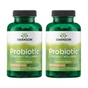 Swanson Probiótico - Suplemento digestivo de saúde w/ 1 bilhão UFC por cápsula - Fórmula Natural de Apoio à Regularidade do intestino e Bem- estar Diário - (120 cápsulas) (2 embalagem)