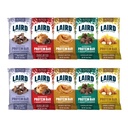 Barras de Proteína Funcional Superalimentar Laird – Barra de Proteínas mas melhor com Ingredientes Verdadeiros, Cogumelos Funcionais 10g Proteína Baseada em Plantas, 6g Fibra - Não-GMO - 5 Flavor Variety Pack, 10 Count (Pack of 1)