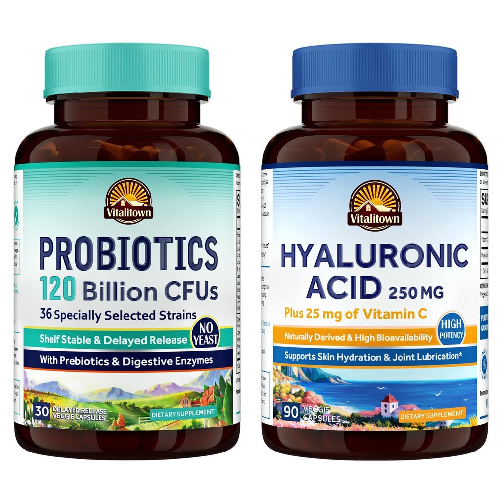 Vitalitown Gut-Skin Bundle (Pacote de 2)