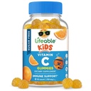 Vitamina C livre de açúcar para crianças – 250 mg – Grande sabor sabor natural Gummy Suplemento – Vegetarian GMO-free Vitamina mastigável – para apoio imunológico – para crianças – 90 chicletes