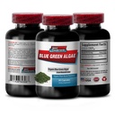 Pure Herbal Supplement - Klamath Blue Green Algae 500mg - Aumentar os níveis de energia, melhorar a digestão e melhorar o sistema imunológico, espirulina, chlorela, Klamath Blue Green Algae Pó - 1B 60 Cápsulas