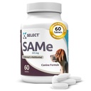 K9 Selecione SAM-e para cães: 225mg, 60 Comprimidos Ativo S-Adenosyl-L-Metionina Suplemento Fígado - Nutrição Cognitiva e de Saúde Conjunta para Cães Médios e Grandes - Suplemento Nutricional do fígado do mesmo cão