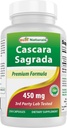 Melhores Natural Cascara Sagrada 450 mg 250 Cápsulas