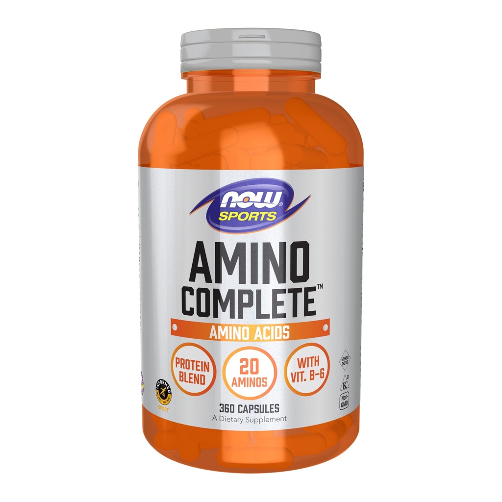 NOW Foods Sports, Amino Complete, 360 Veg Cápsulas