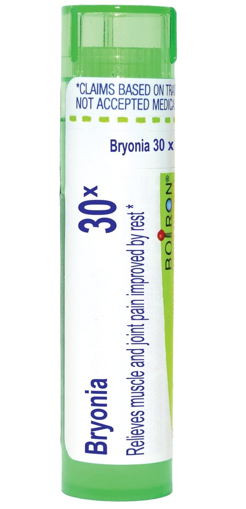 Boiron Bryonia 30X Medicina homeopática para dores musculares e articulares - 80 Pellets