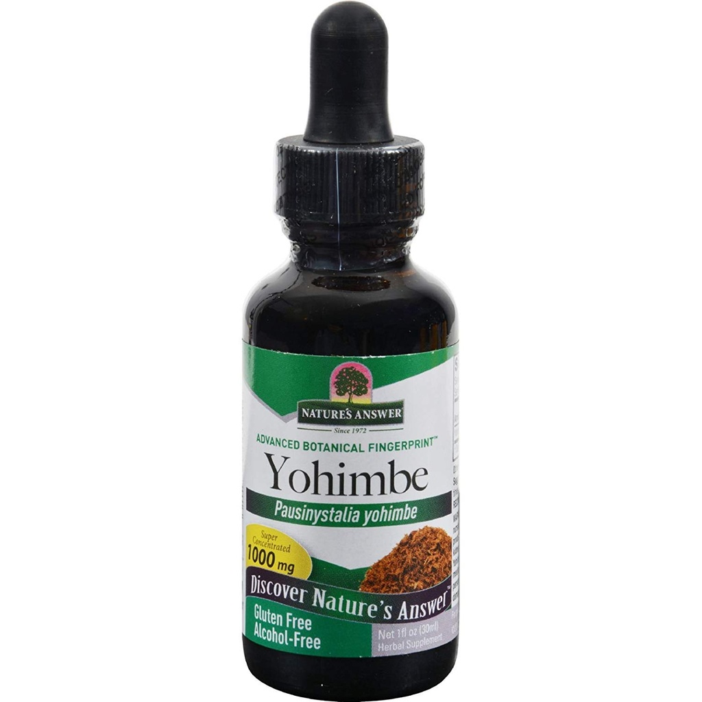 Resposta Naturezas Yohimbe Bark Alcohol Free - Suplemento de ervas - Gluten Free - 1 fl oz (Pack of 2)