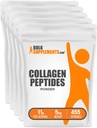 BulkSuplements.com Colágeno Peptídeos Pó - Colágeno Bovinos Pó, Pó de Colágeno - Hidrolisado e Glúten Grátis, 11g por serviço, 1kg (2,2 lbs) (Pacote de 5)