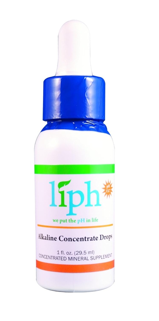 Liph Solutions Ultimate Ph Balance - 1 oz. Concentrado mineral de sílica líquida alcalina Dropper