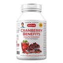 Benefícios ANDREW LESSMAN Cranberry - 60 Cápsulas - Suporta Bexiga, Rim e Saúde do Trato Urinário. Extratos padronizados de alta potência de frutas de cranberry, pequenas cápsulas fáceis de engolir