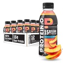 Protein2o 15g Whey Protein Infunded Water, Peach Mango, 16,9 Oz Garrafa (Pack de 12)