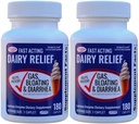 Lactase de ação rápida 360 Caplets Genéricos Lactase Fast Act 9000 FCC Units por Caplet