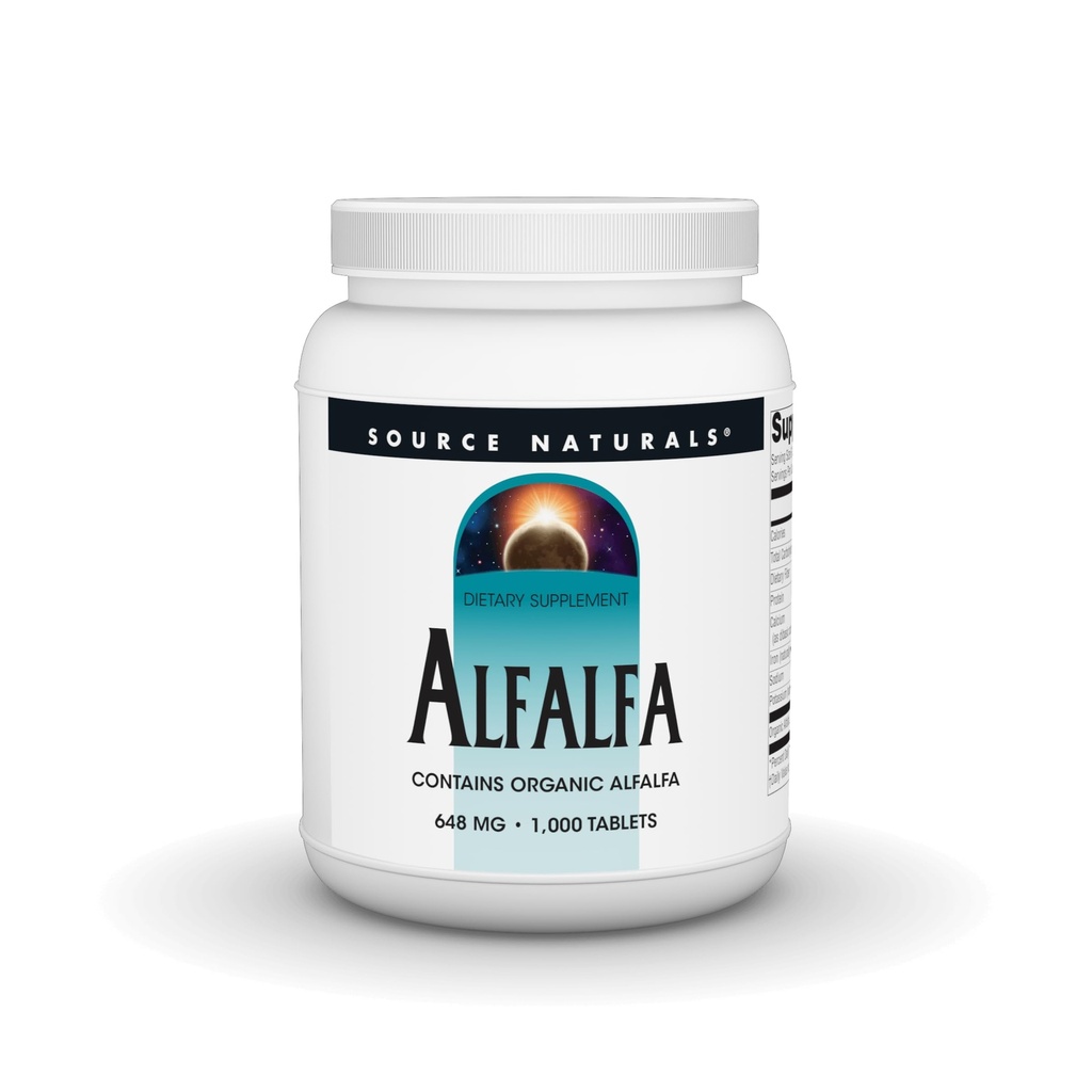 Fonte Naturals Alfalfa 10 Grãos Suplemento Dietário - 1000 Comprimidos