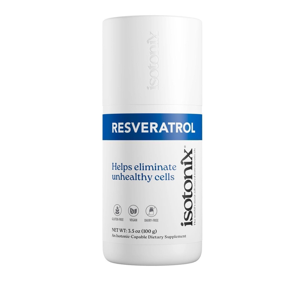 Isotonix Resveratrol Suplemento com Resveravina, BioVin e VitaBlue para Saúde Celular, Proteção Antioxidante e Suporte Cardiovascular - 30 Servimentos