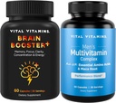 Vitaminas Vitaminas Vitaminas Brain Booster Plus + Multivitaminas masculinas