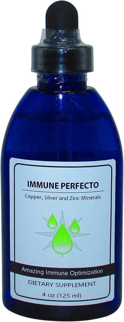 Imune Perfecto - Coloidal Silver 3000 PPM, Copper, and Zinc 2000 PPM .
