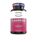 Thomas' tudo-natural Remédios D-manose 1200mg - com cranberry e Dandelion - Trato urinário natural e ITU Saúde Suporte - Melhores cápsulas dmannose - NO enchedores, All-Natural, Vegan - 120 Cápsulas