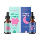 JoySpring SleepBerry Melatonina Líquida para Crianças e Glutationa Liquid para Crianças