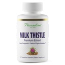 Paradise Herbs Milk Thistle, Extrato inteiro do espectro ativo, Vegan, Não OGM, Glúten livre, 60 Cápsulas vegetarianas