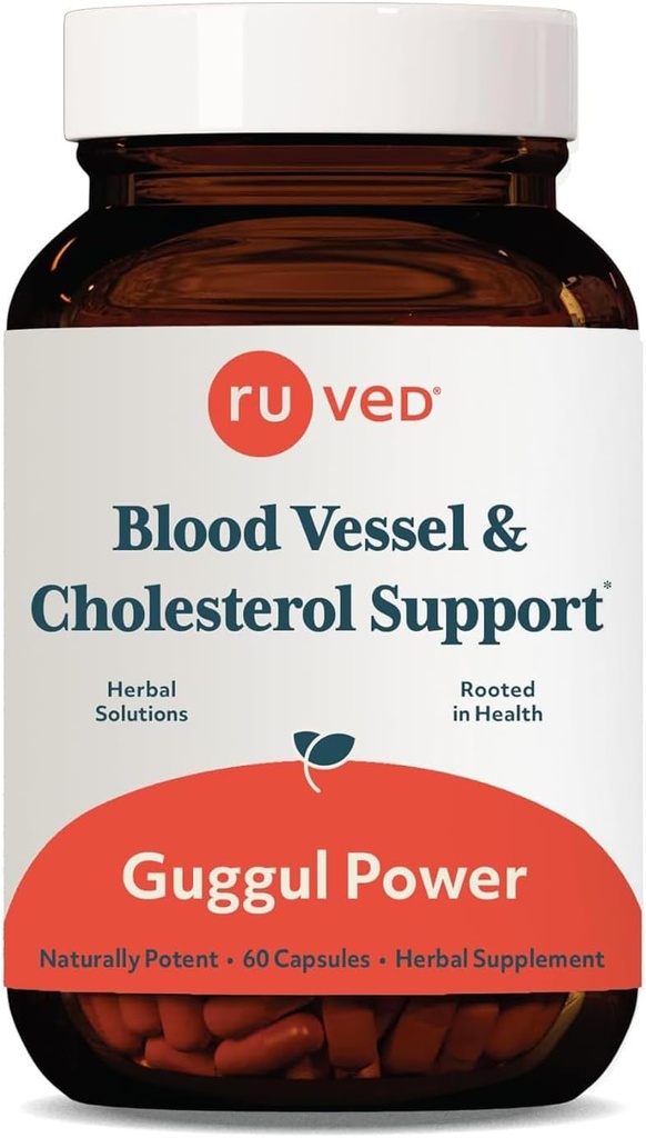 Ayush Herbs Guggul Power - Vitaminas Metabólicas para Mulheres e Homens, Comprimido Diário, Puro e Natural Suplemento de Saúde Metabólica com Guggul - 90 Cápsulas Vegetarianas (1 Contagem)