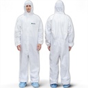 Medtecs Hazmat Ternos - 6 Tamanhos Opções - Descartáveis Coveralls Terno, Médico protetor Coverall EPI Hazmat Ternos
