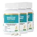 800mg Enzimas Digestivas para Homens e Mulheres com Probióticos e Prebióticos, 8 Enzimas Chaves, Protease, Amylase & Lipase □ 270 Cápsulas - Um suprimento de 90 dias para Bloating & Alívio de Gás - Não-GMO