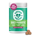 Doggie Dailies Probióticos para cães - Advanced Dog Probióticos com Prebióticos - Promove a saúde digestiva - Suporta sistema imunológico e saúde geral (Pato) 225 Mastigação suave