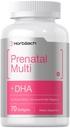 Horbäach Multivitamínico pré-natal da mulher com DHA, ferro e ácido fólico