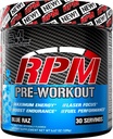 Pré-treino em pó para energia e foco - EVL RPM Energia Pré-treino em pó de energia com betaína Alanine Cafeína e Teacrina - pré-treino em pó para desempenho amplificado (Raça Azul)
