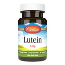 Carlson Lutein 6mg, suporte de visão e suplemento de saúde ocular, fórmula antioxidante com Zeaxanthin, 180 Softgels