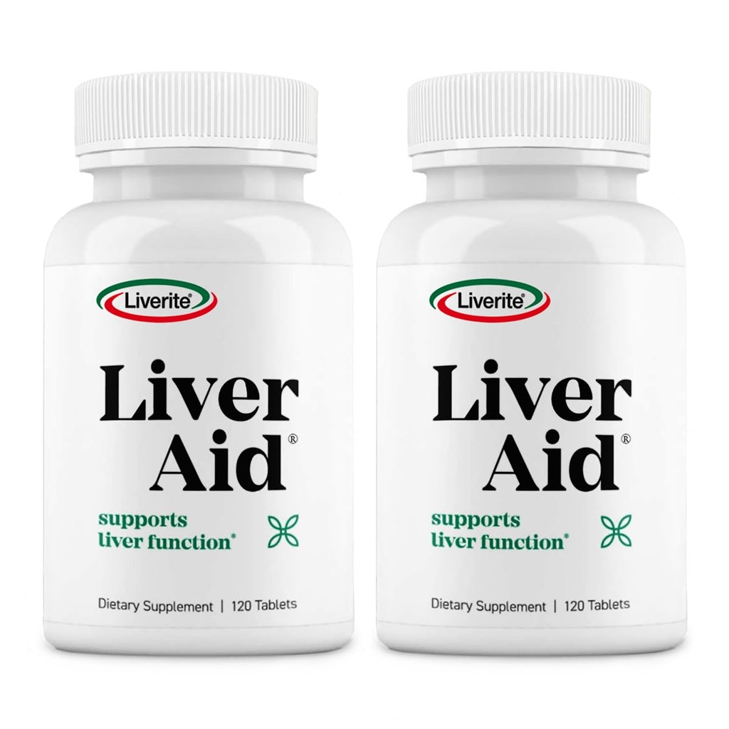 Ajuda Fígado Fígado 2-Pack 120 Comprimidos (Total 240ct) Suporta Função Fígado Saudável, Energia Física e Vitalidade.