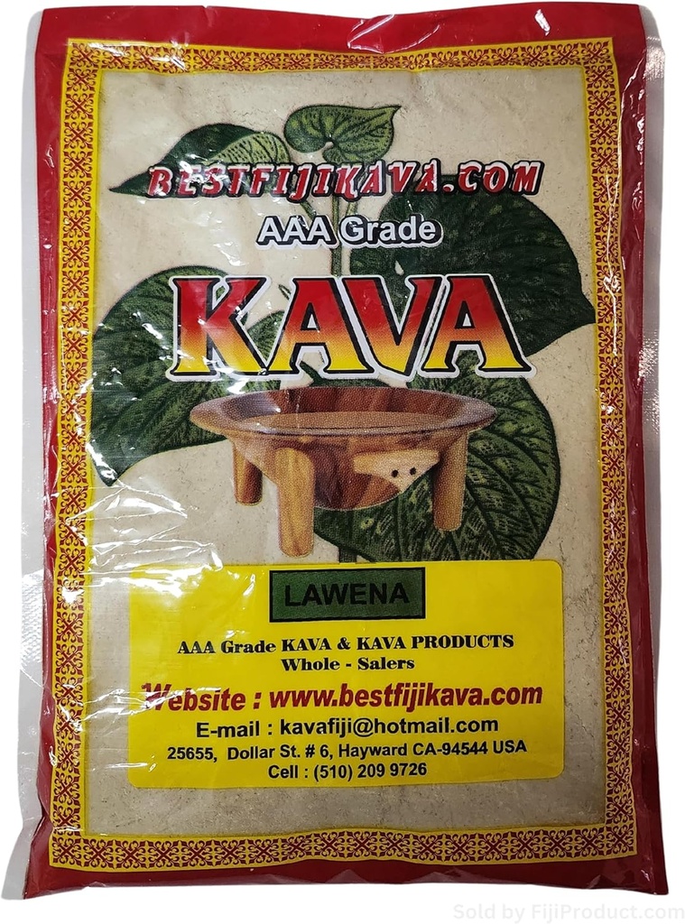 Premium Lewena Kava Root Powder (1/2 Lb - 8 Oz Bag) Suplemento de ervas Kava Root Drink ...