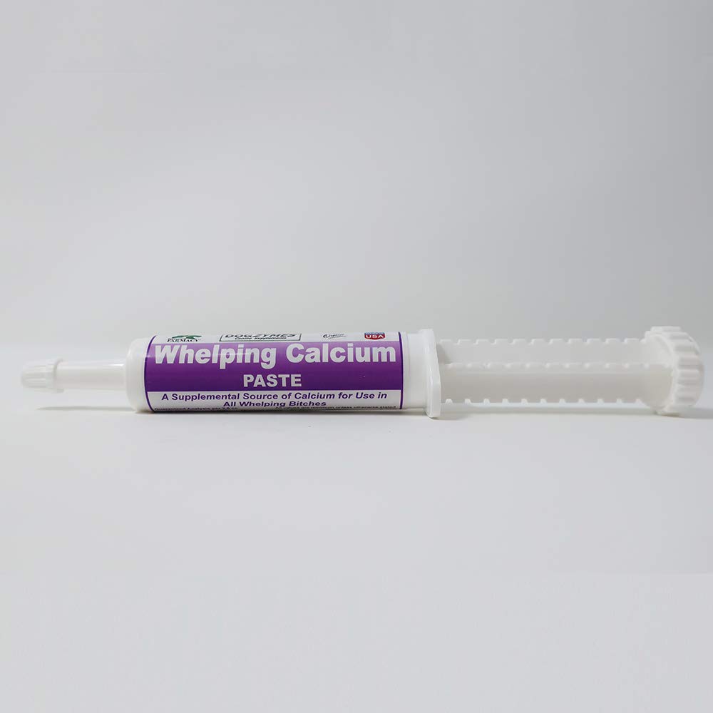 Canina Whelping Pasta de cálcio combina Propionato de cálcio, Lactato de cálcio e vitamina D3 para melhor absorção de cálcio