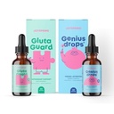 JoySpring Genius Drops e Glutationa Líquido para Crianças