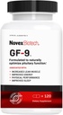 Novex Biotech GF-9 – HGH Boosting Supplement for Men – Complexo de treino para homens – Suporte Energia, Endurance, Sleep, 120 Ct (fornecimento de 30 dias)