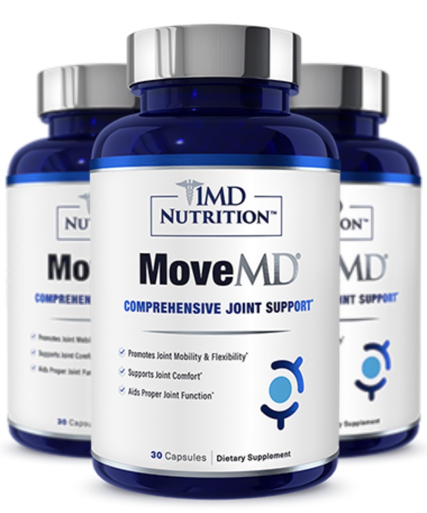 1MD Nutrition MoveMD - Suplemento de Saúde Conjunta - Doutor Formulado com Colágeno, Astaxantina, e Mais
