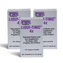 PRN Pharmacal Liqui-Tinic 4X - Ferro & Vitaminas Suplemento Nutricional Oral para Animais de estimação - Suplemento Floor Fígado com Ferro & B-Complex Vitaminas para apoiar bem-estar - 2 fl oz (3 Pack)