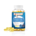Spoonful Omega 3 óleo de peixe entérico revestido 2400mg, 200 Cápsulas, Arroto, Rapid Release Softgel Cápsulas, Made in USA, NSF-certificado