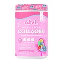 Óbvio mais do que o pó de colagénio Suporta cabelo saudável, pele, unhas, juntas, gut, grama-feed Multi Colágeno Suplemento com ácido hialurônico, biotina, queratina , cereal frutado, 30 Servings