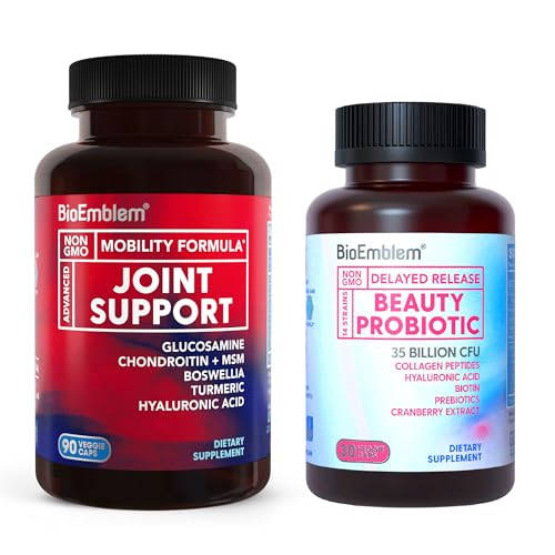 BioEmblem Beauty Probióticos para Mulheres e Apoio Conjunto