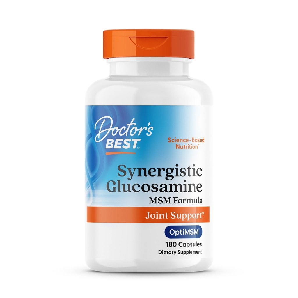 Médicos Melhor Fórmula Synergística Glucosamina HSH, Suporte Conjunto, Não-GMO, Glúten Grátis, Soy Free 180 Cápsulas