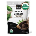 INCAS 100% USDA Organic Thai Black Ginger Powder For Men 2.65 Ounce from Thai Thai Non GMO Verified Herbal Supplement for Natural Energy & Endurance