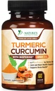 Suplemento de Curcumina Turmérica 1950mg - 95% de Curcuminóides com Açafrão Orgânico & BioPerine Extrato de Pimenta Negra para Melhor Absorção, Suporte Conjunta Vegan da Natureza, Não-GMO, Engarrafado nos EUA - 60 Cápsulas
