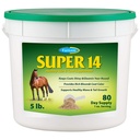 Farnam Super 14 saudável pele & casaco Suplemento para cavalos, mantém casacos brilhante & brilho Ano-Round 5 libras, 80 dias de fornecimento
