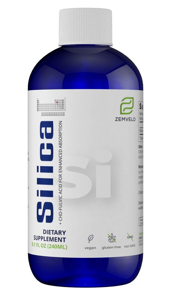 Líquido Ionic Sílica - Cabelo, Pele & Nails Nutrition - Suporte de colágeno - Suporte Conjunto para Tendões de Saúde e Cartilagem