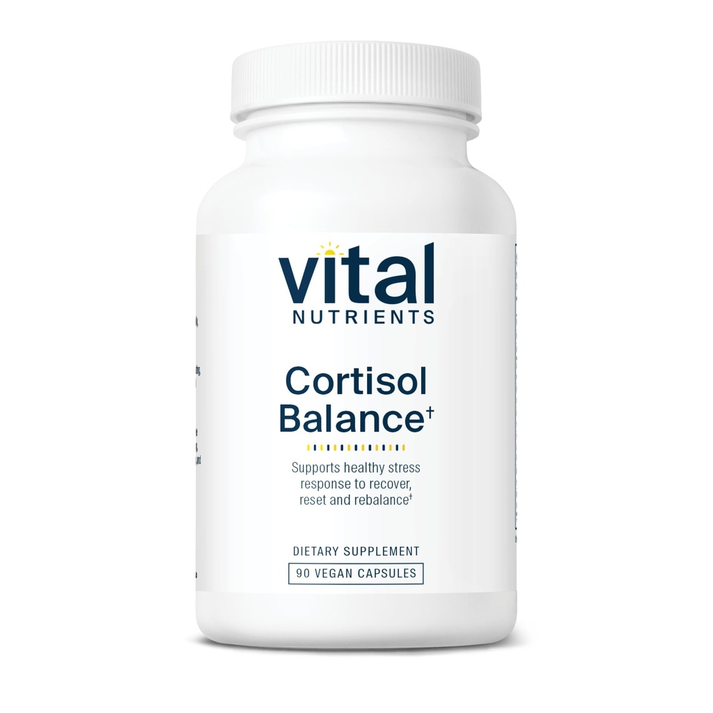 Nutrientes vitais equilíbrio de cortisol , Vegan Stress Relief Supplement , Cortisol Manager Suporta níveis de energia e estresse , Ashwagandha & Magnésio para relaxar , Gluten, Dairy, Soy Free , 90 Cápsulas